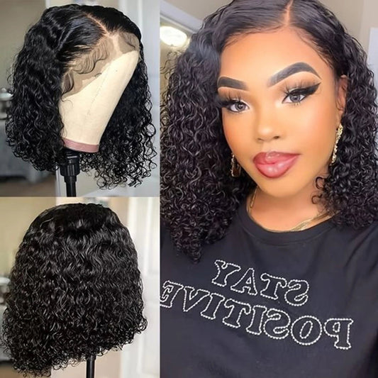 Deep Wave 180% Density Short Bob Wig. Nitoo Store