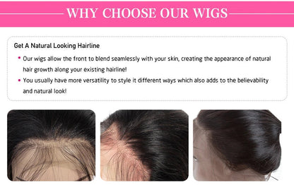 HD Transparent 13x4 13x6 Body Wave Lace Front 360  Wig Human Hair For Women 5x5 Wig 200 Density Nitoostore