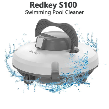Robotic Pool Cleaner Vacuum IPX8 Waterproof 5200mAh Recharge 130 Mins Self-Parking Swimming Pool Cleaner Nitoostore