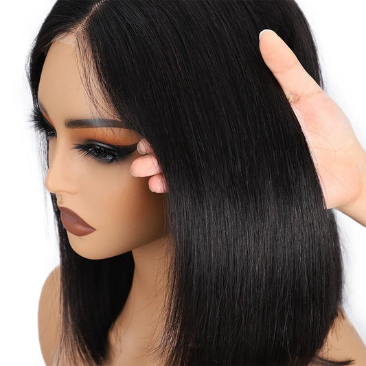Human Hair Bob Straight Pre Cut Lace Front Nitoostore