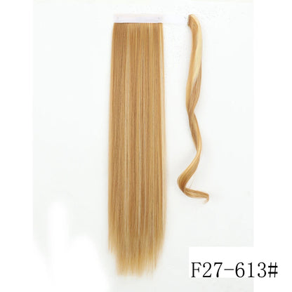 LISI GIRL Long Straight Ponytail Wrap Around Clip in Hair Extension Nitoo Store