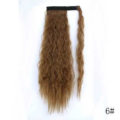 LISI GIRL Long Straight Ponytail Wrap Around Clip in Hair Extension Nitoo Store