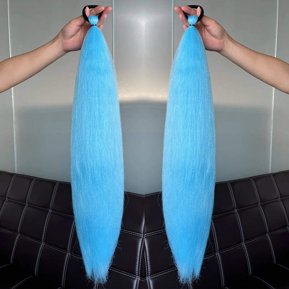 Synthetic Colorful Ponytail Extensions,2 Pcs Nitoo Store