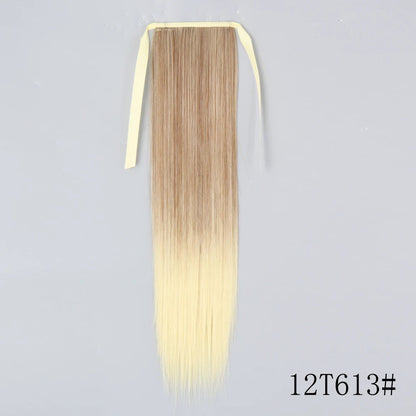 LISI GIRL Long Straight Ponytail Wrap Around Clip in Hair Extension Nitoo Store