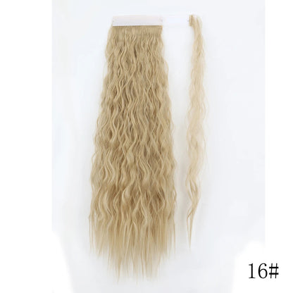 LISI GIRL Long Straight Ponytail Wrap Around Clip in Hair Extension Nitoo Store