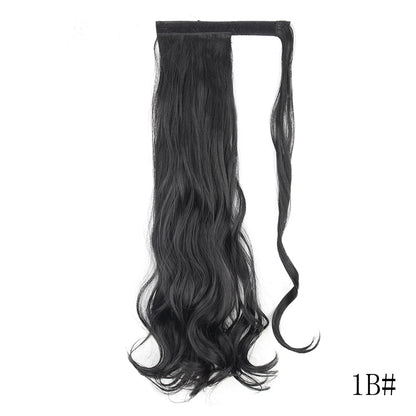 LISI GIRL Long Straight Ponytail Wrap Around Clip in Hair Extension Nitoo Store