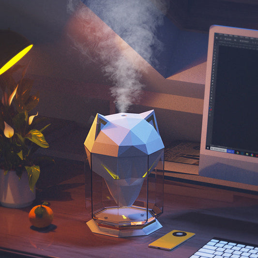 War Wolf Air Humidifier Ultrasonic Air Diffuser Colorful Lights Humidifier Air Nano Spray Home Desktop Supplies My Store