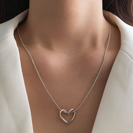Niche Hollow Heart Necklace For Women My Store