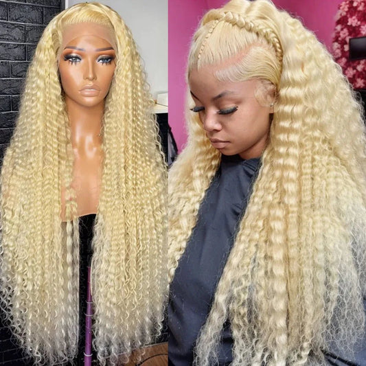 Blonde 613 HD Lace Frontal Wig 13x6 Curly Wave - Nitoo Store