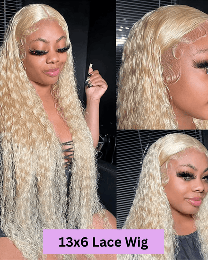 Blonde 613 HD Lace Frontal Wig 13x6 Curly Wave - Nitoo Store