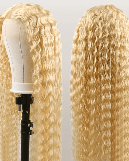 Blonde 613 HD Lace Frontal Wig 13x6 Curly Wave - Nitoo Store
