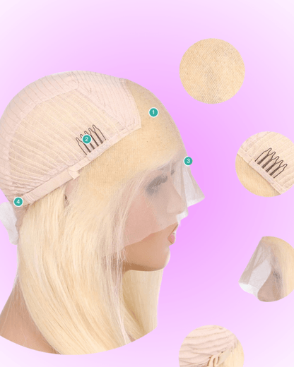 Blonde Lace Front Human Hair Wig. - Nitoo Store