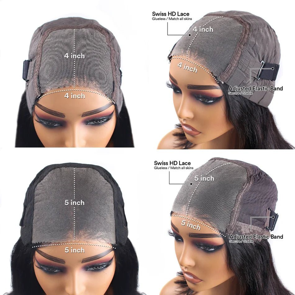 Brazilian Curly Lace Frontal Glueless Human Hair - Nitoo Store
