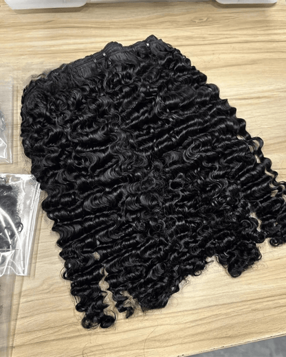 Curly Hair Bundles,Virgin Raw Human Hair Extensions - Nitoo Store