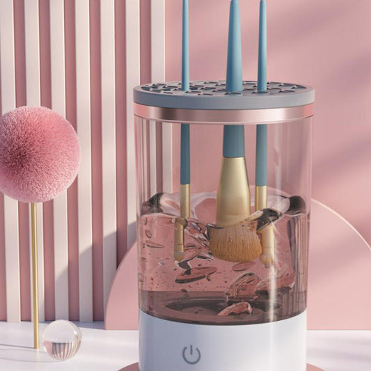 Women Eye Shadow Brush Cleaning Tool Portable Electric Makeup Brush Cleaner Machine With USB Charging Automatic Cosmetic Brush My Store