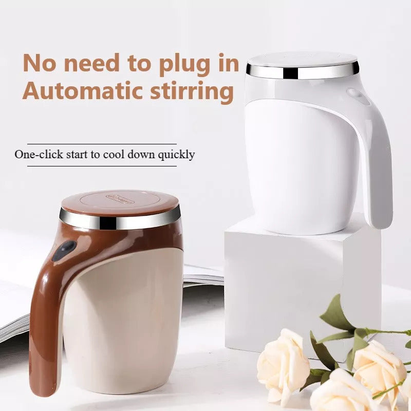 Rechargeable Model Automatic Stirring Cup Coffee Cup High Value Electric Stirring Cup Lazy Milkshake Rotating Magnetic Water Cup My Store