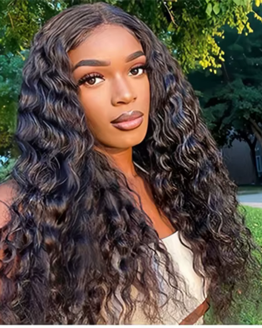 Lace Frontal Curly Glueless Wigs Human Hair Brazilian 30 32 Inch 4x4 Nitoostore