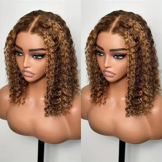Highlight Color Short Bob Wig 13x4 - Nitoo Store