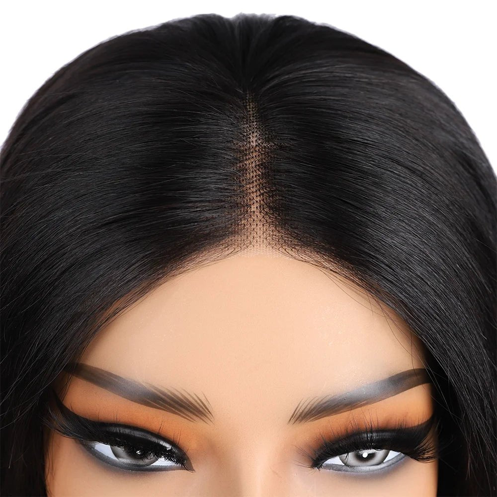 Human Hair Bob Straight Pre, Cut Lace Front Wig - Nitoo Store