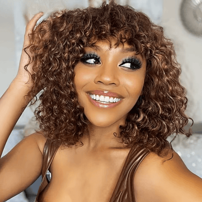 Jerry Curly Short Pixie Bob Cut - Nitoo Store