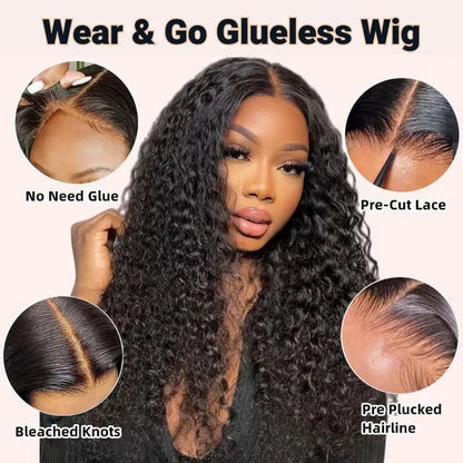 Kinky Curly Human Hair Wigs 4C Afro - Nitoo Store