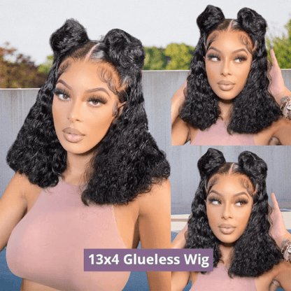 No Glue Deep Wave Lace Frontal Wig 13x4 - Nitoo Store