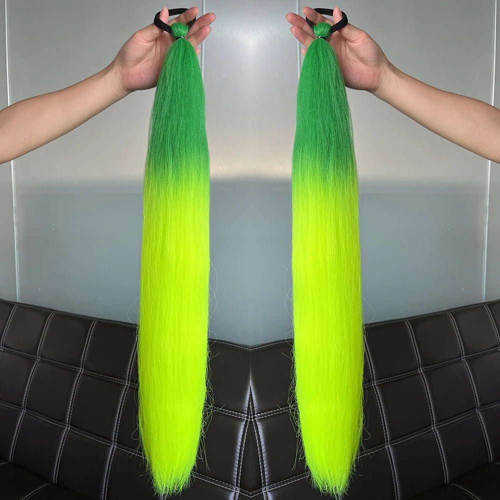 Synthetic Colorful Ponytail Extensions. - Nitoo Store