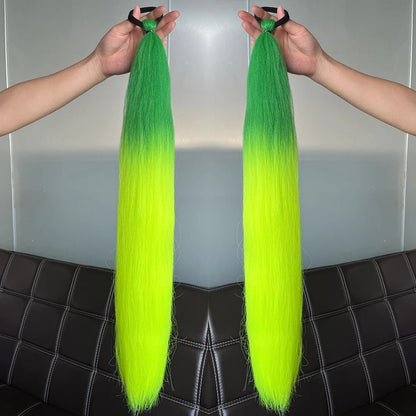 Synthetic Colorful Ponytail Extensions. - Nitoo Store
