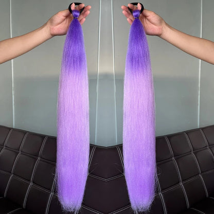 Synthetic Colorful Ponytail Extensions. - Nitoo Store