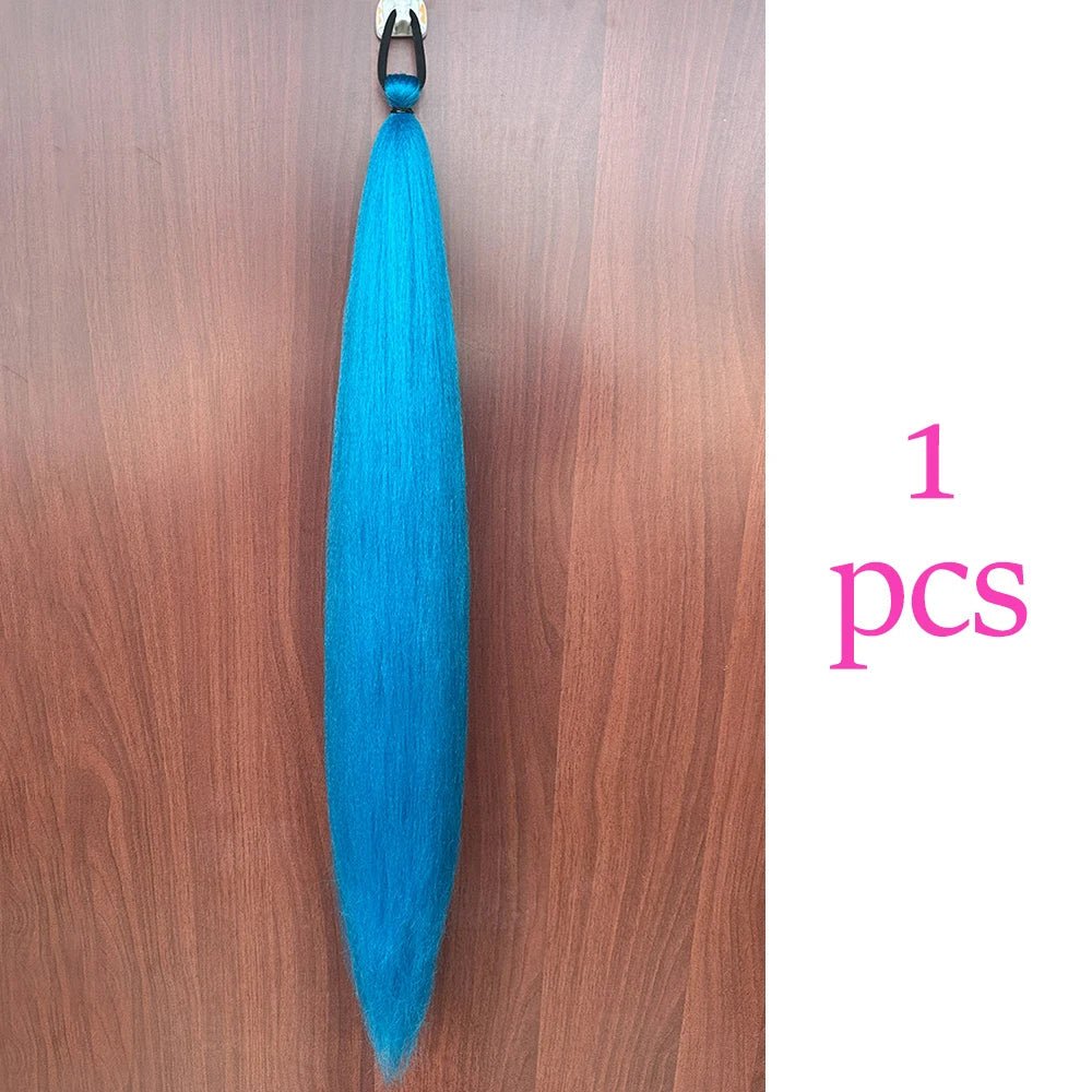 Synthetic Colorful Ponytail Extensions. - Nitoo Store