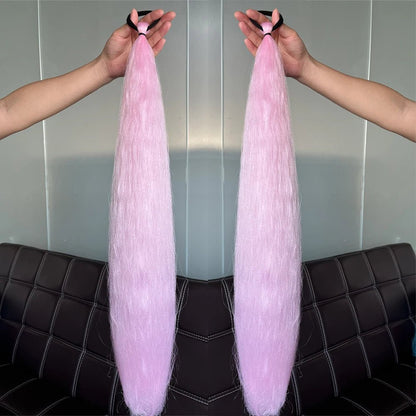 Synthetic Colorful Ponytail Extensions. - Nitoo Store