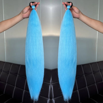 Synthetic Colorful Ponytail Extensions. - Nitoo Store