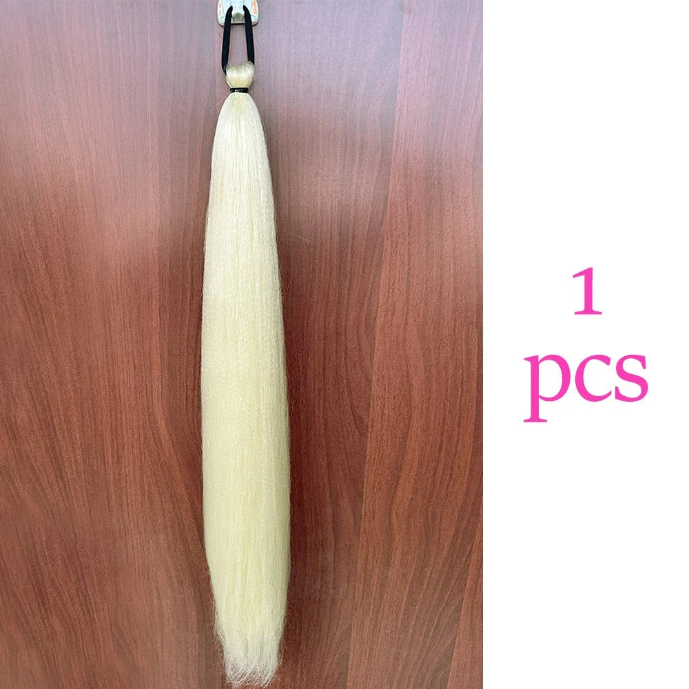 Synthetic Colorful Ponytail Extensions. - Nitoo Store