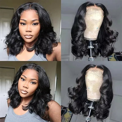 VoluLuxe™ 250% Density Body Wave Bob Wig, Glueless Human Hair Perfection - Nitoo Store