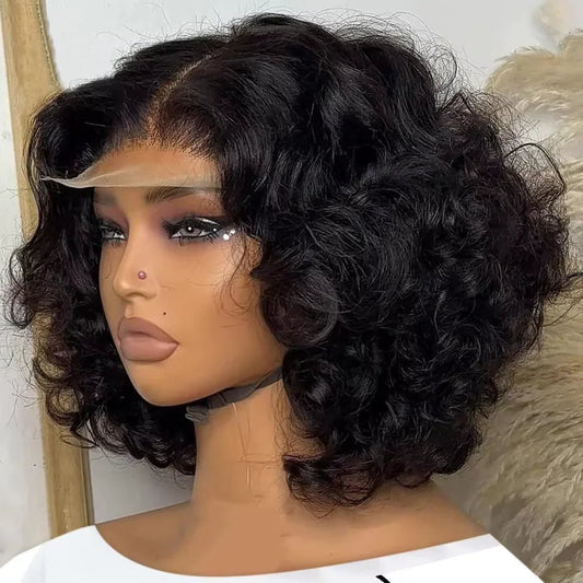 VoluLuxe™ 250% Density Body Wave Bob Wig, Glueless Human Hair Perfection - Nitoo Store
